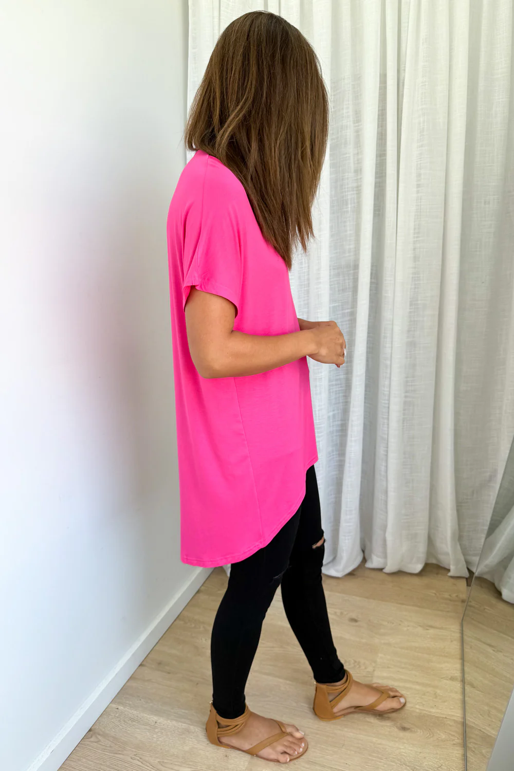 Kylie Tee - Lipstick Pink - Image 3