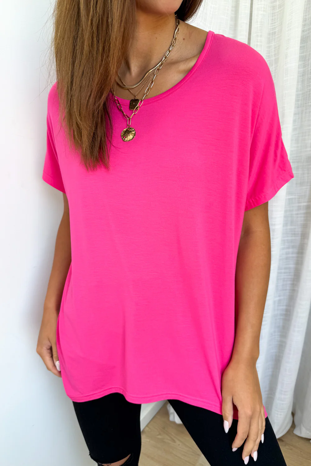 Kylie Tee - Lipstick Pink - Image 6