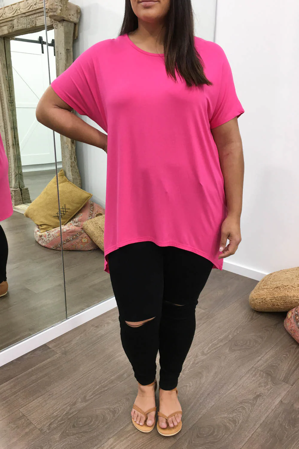 Kylie Tee - Lipstick Pink - Image 7