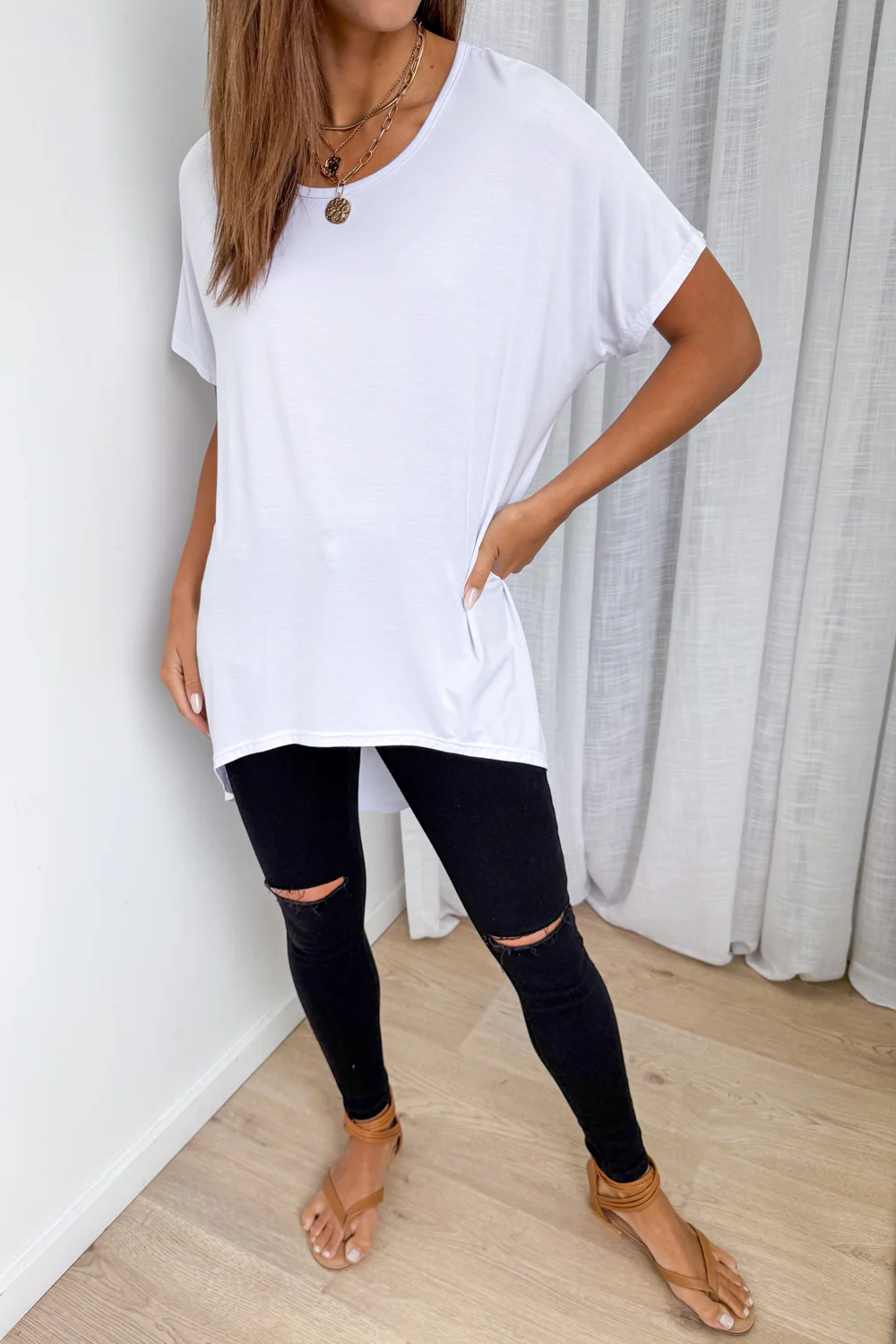 Kylie Tee - White - Image 8