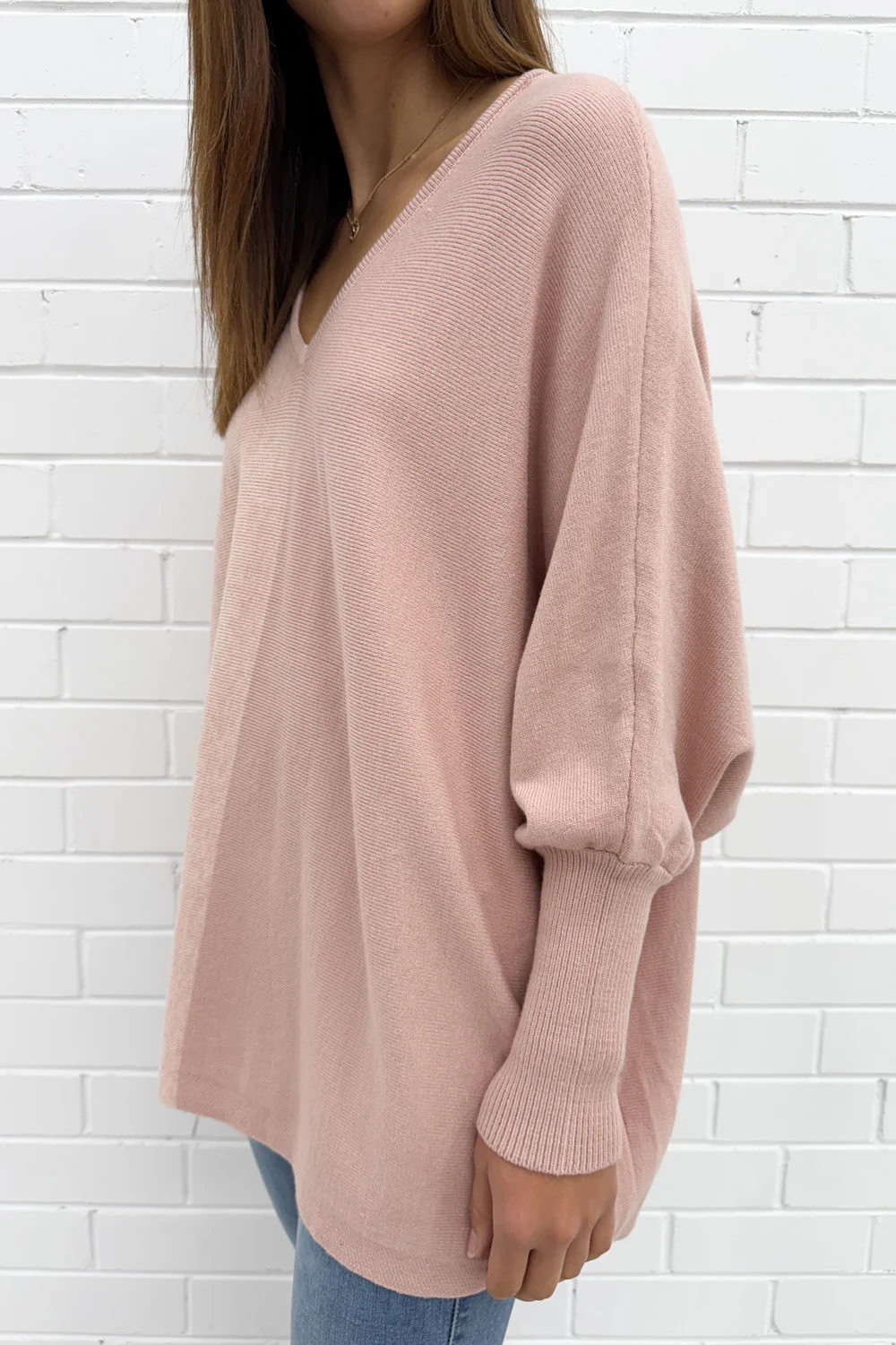 Laila Split Knit - Pink - Image 7