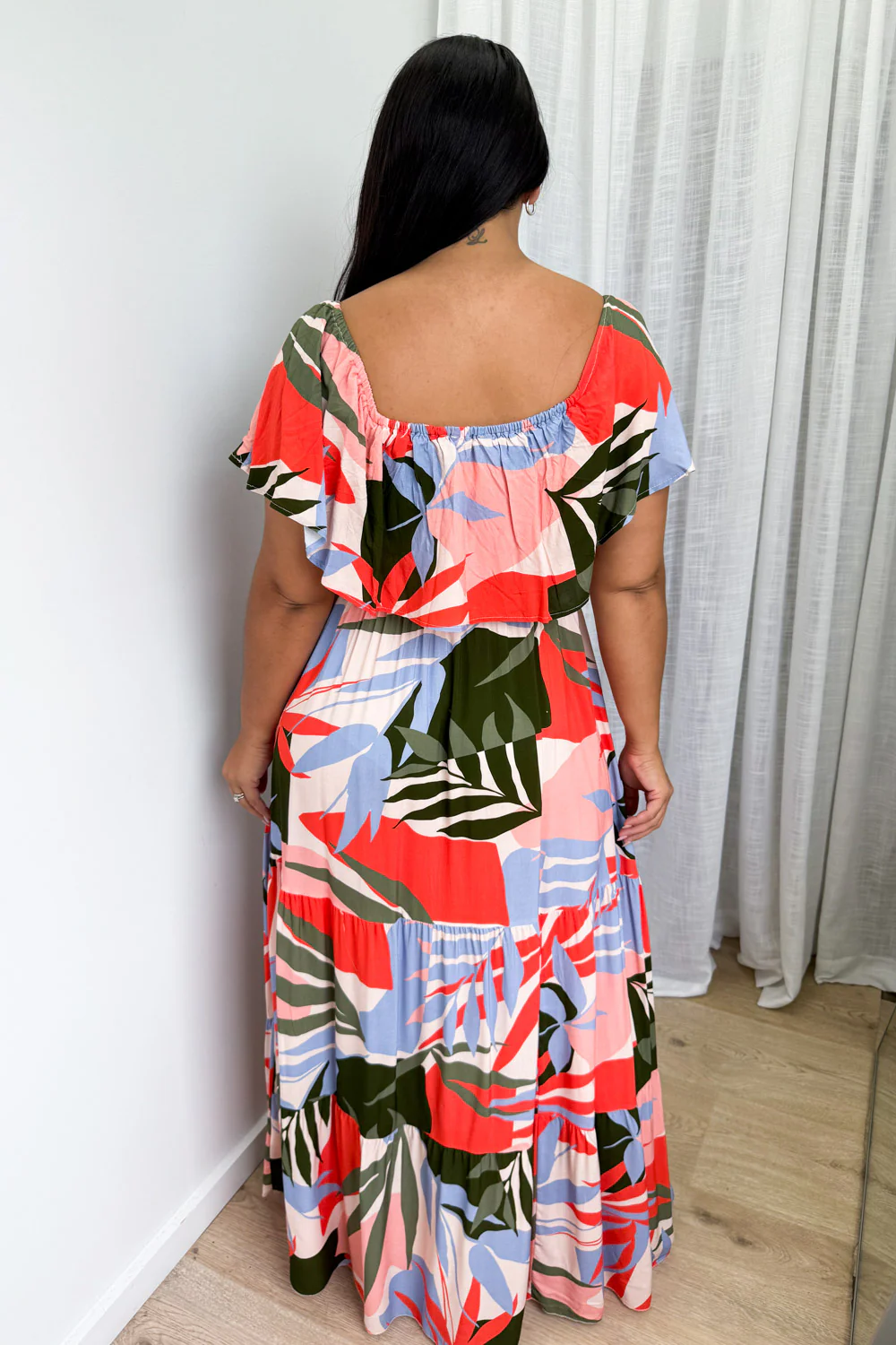 Laurel Dress - Multi Urban Leaf - Image 12
