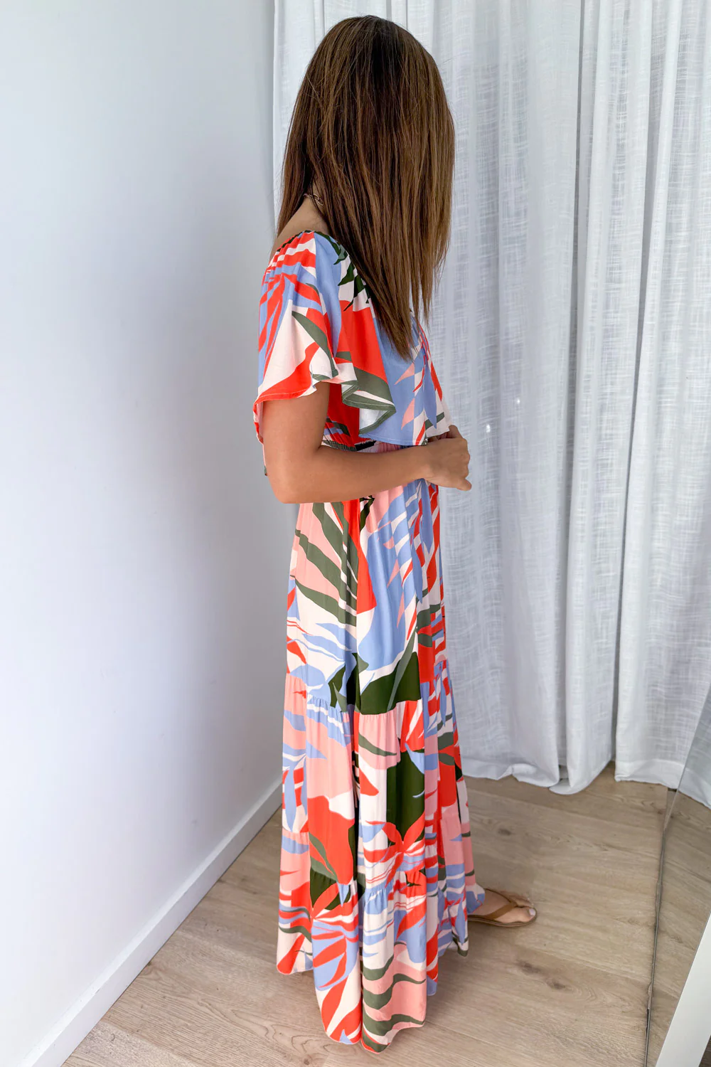 Laurel Dress - Multi Urban Leaf - Image 6