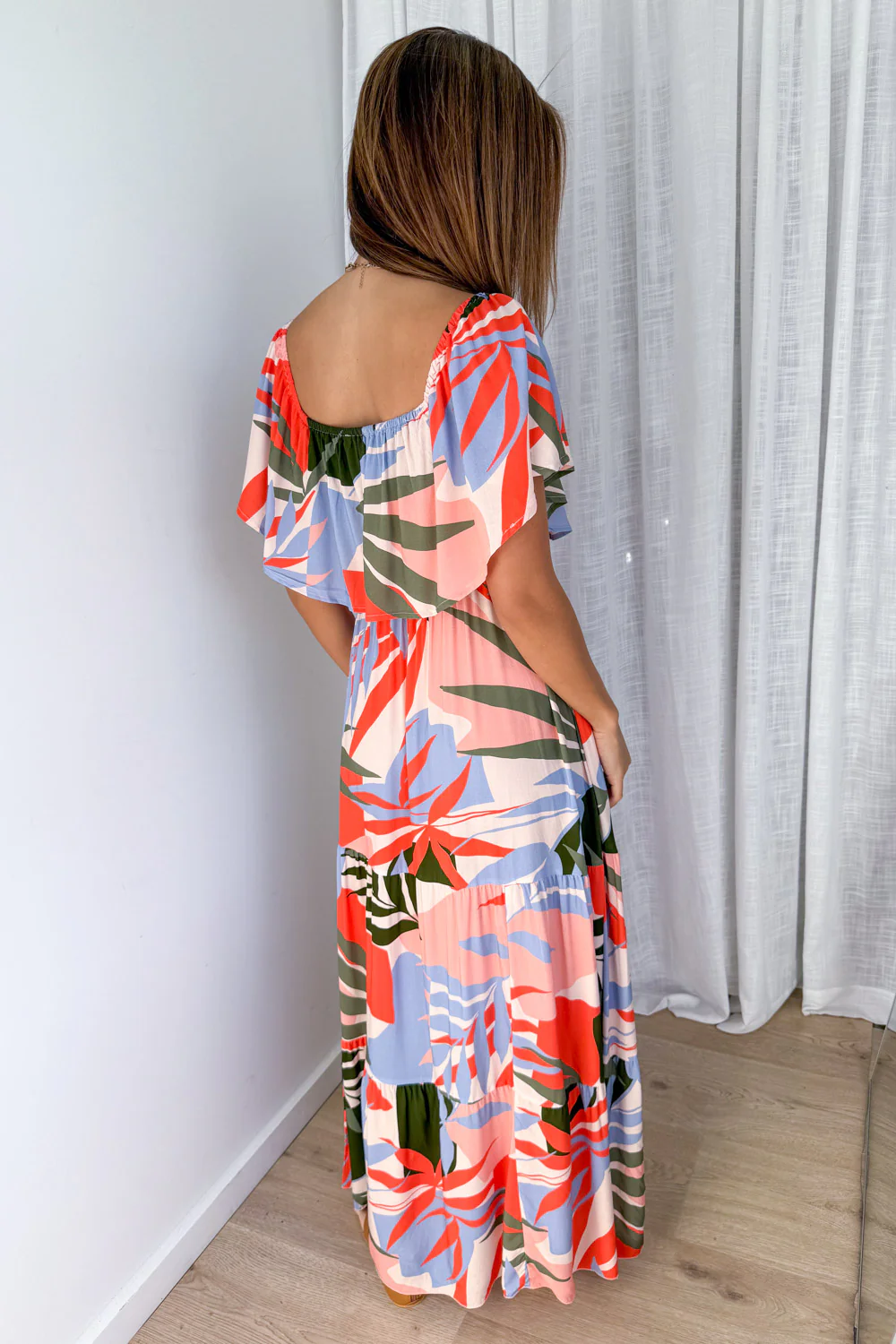 Laurel Dress - Multi Urban Leaf - Image 7