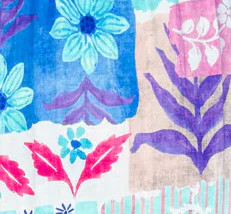 Lika Skirt - Blue Patchwork - Image 6