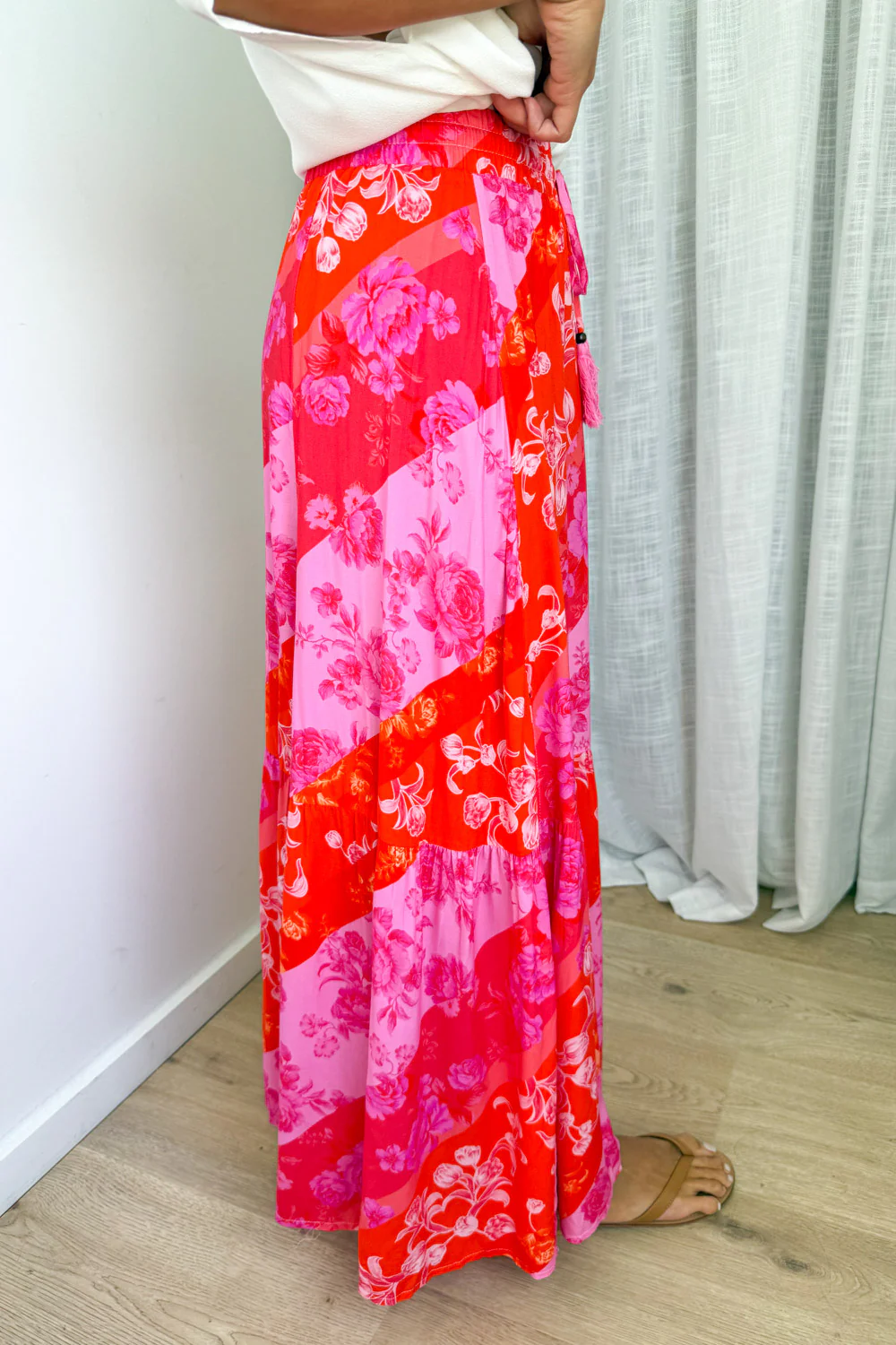 Liko Skirt - Pink Melon Floral - Image 5