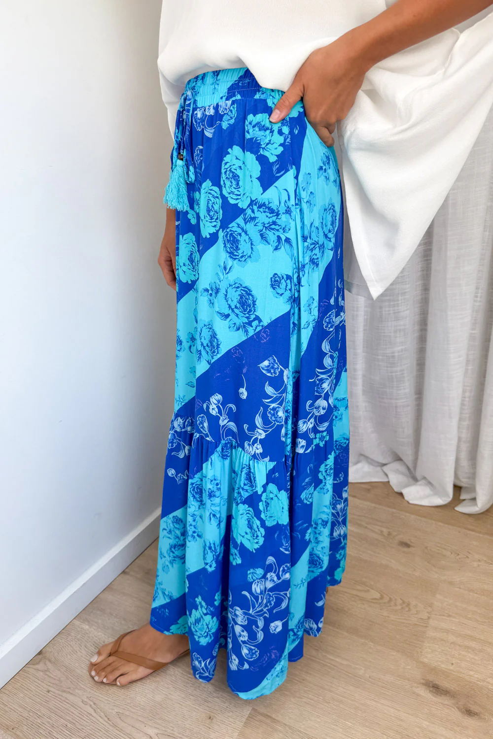 Liko Skirt - Blue Floral - Image 5