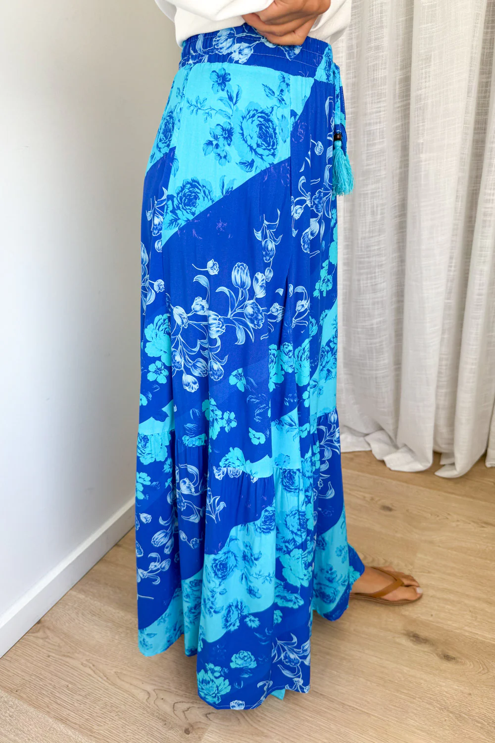 Liko Skirt - Blue Floral - Image 6