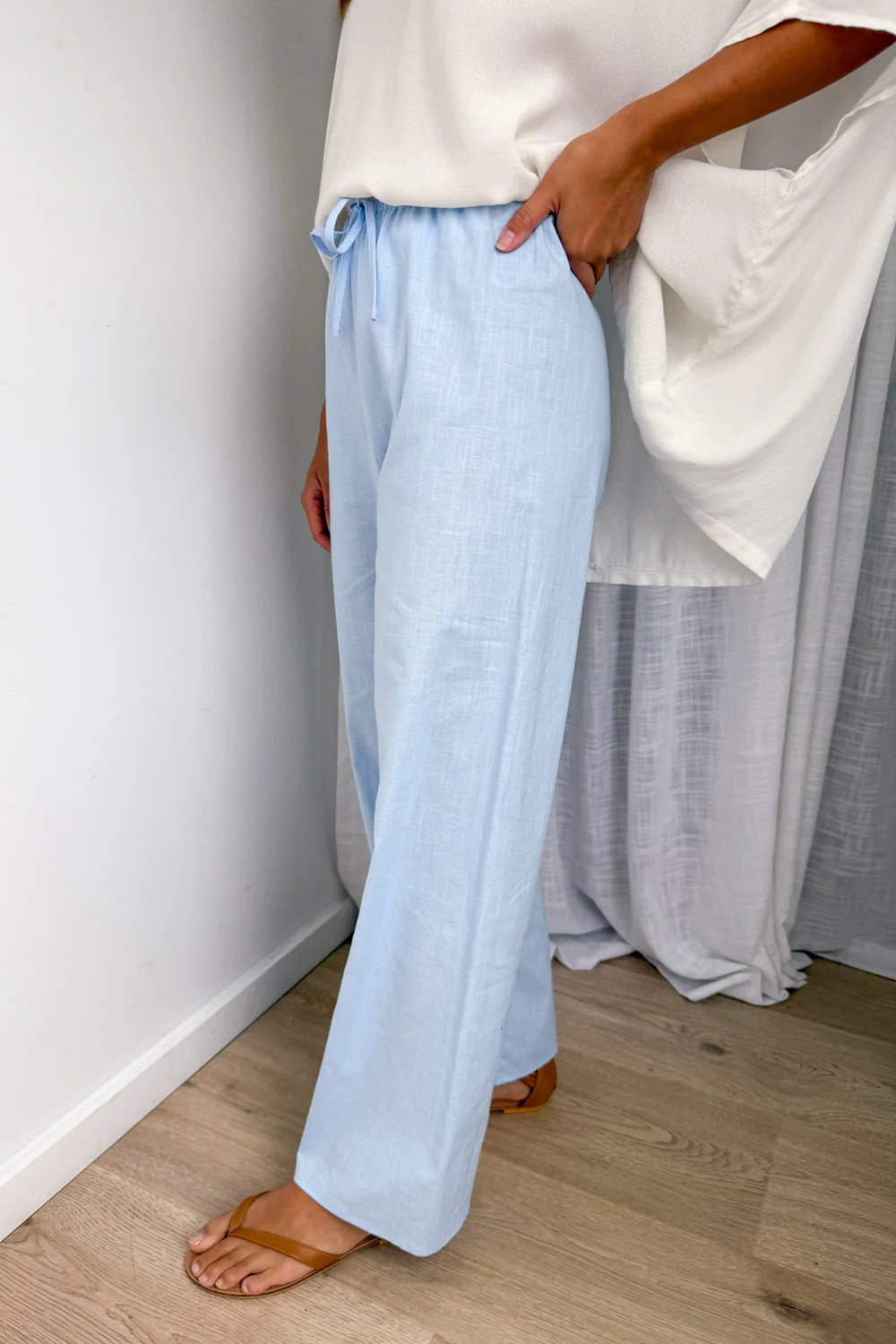 Lila Pants - Sky Blue - Image 4