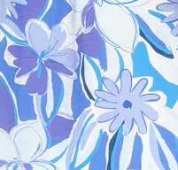 Livy Dress - Blue Watercolour Floral - Image 7