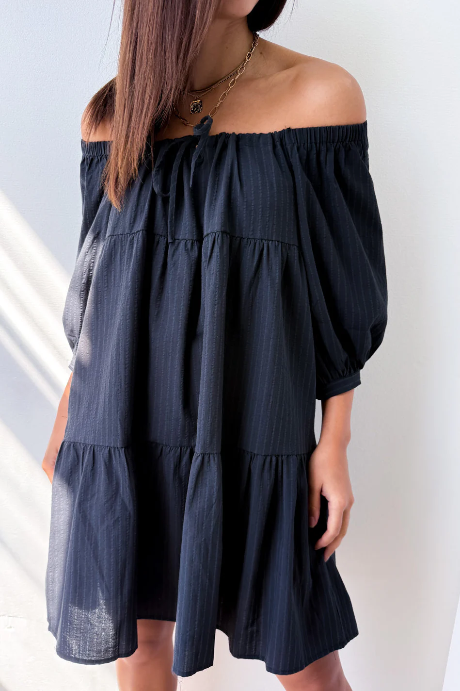 Lolita Dress - Black Stripe - Image 2