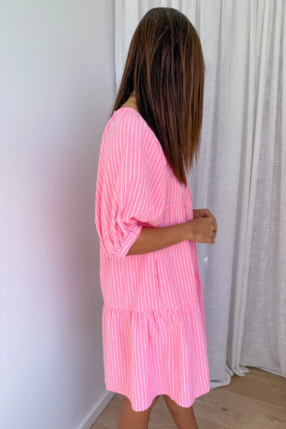 Lolita Dress - Pink Stripe - Image 5