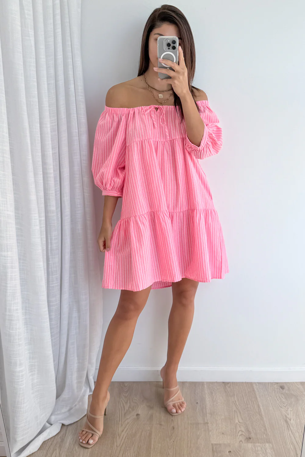 Lolita Dress - Pink Stripe - Image 7