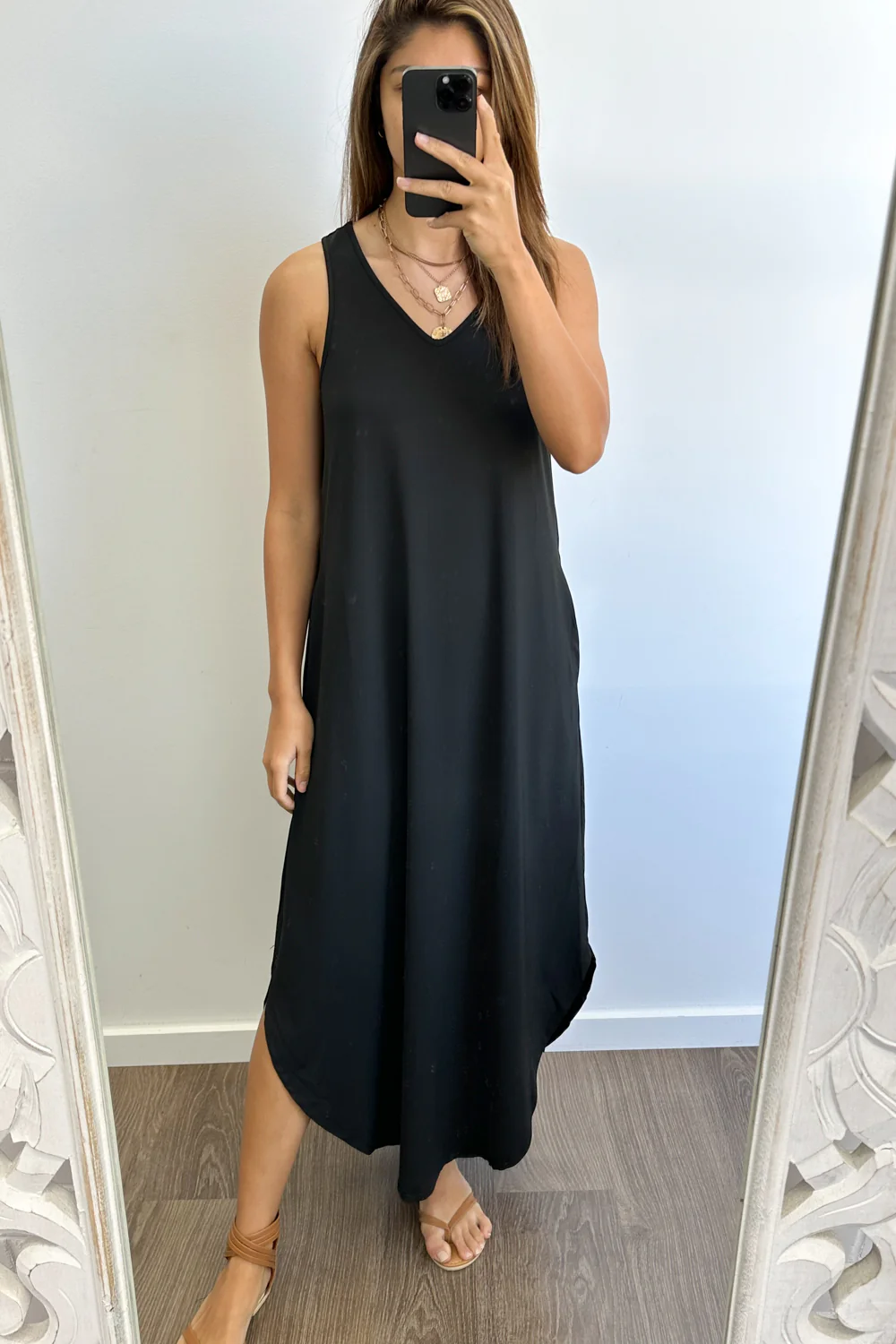 Lori Dress - Black - Image 6