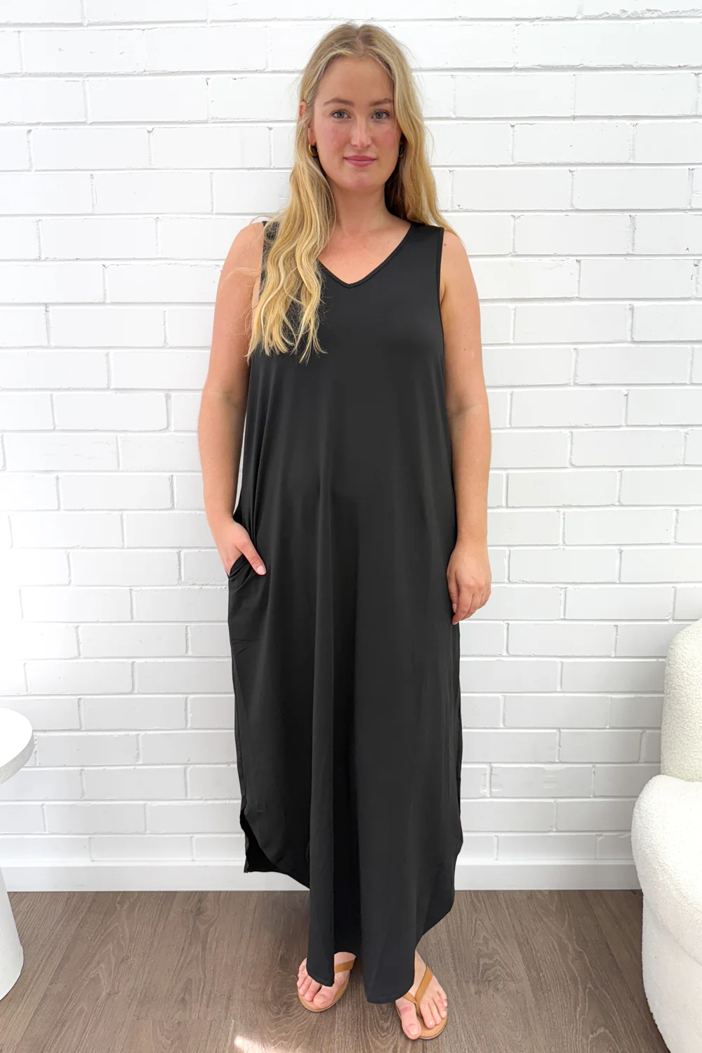 Lori Dress - Black - Image 7