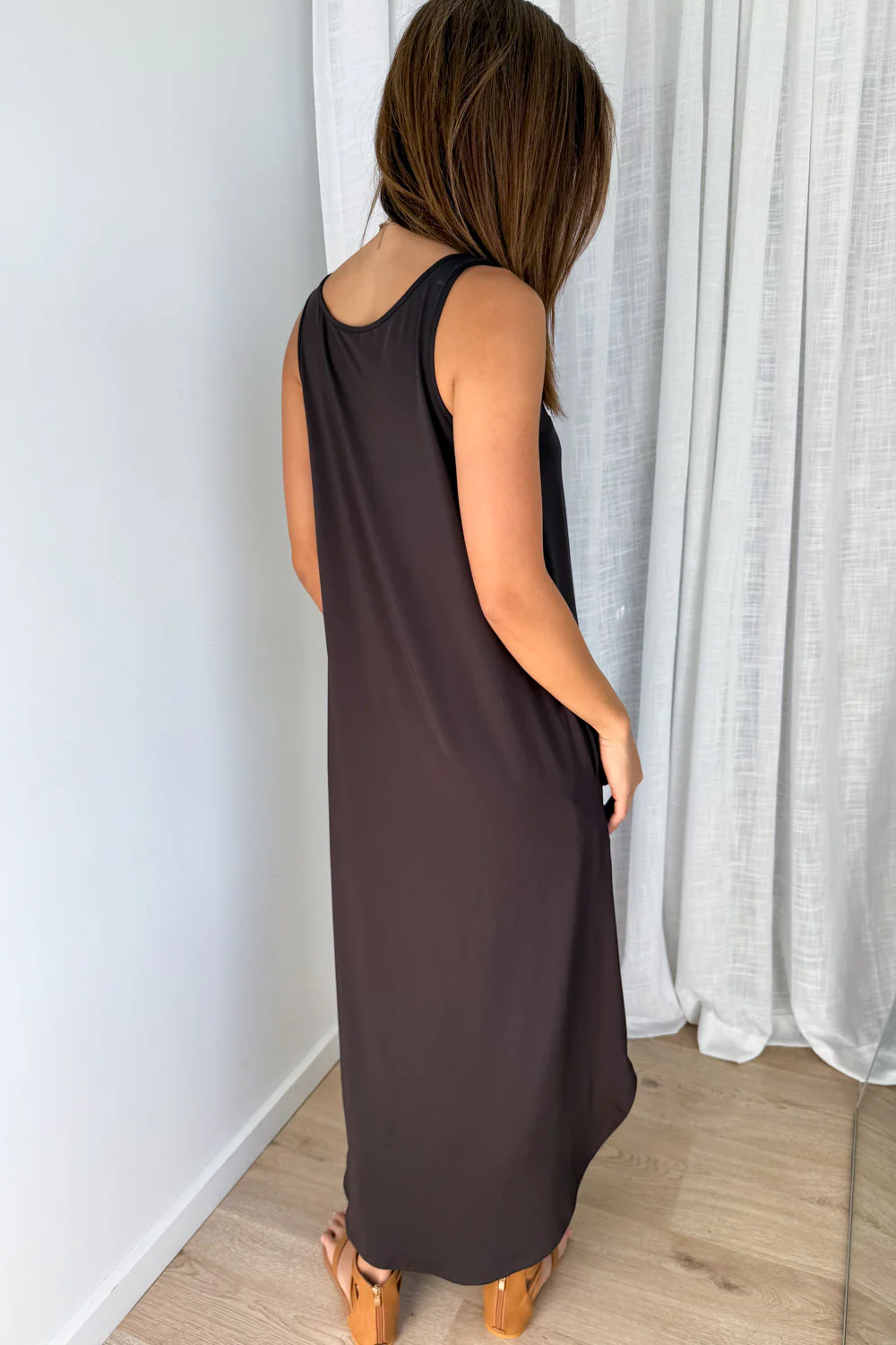 Lori Dress - Chocolate - Image 4
