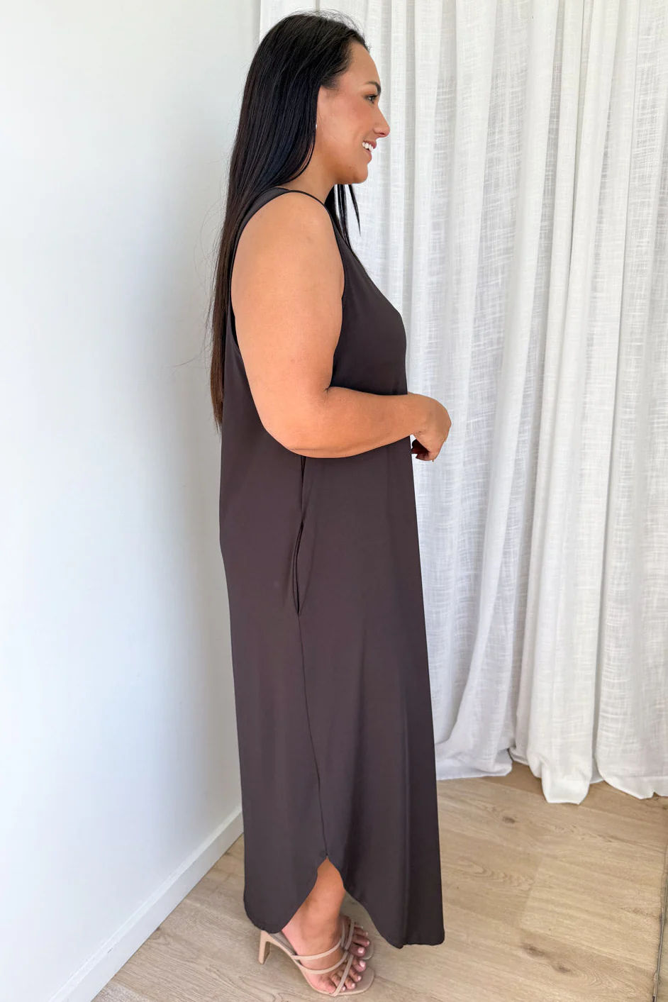 Lori Dress - Chocolate - Image 7