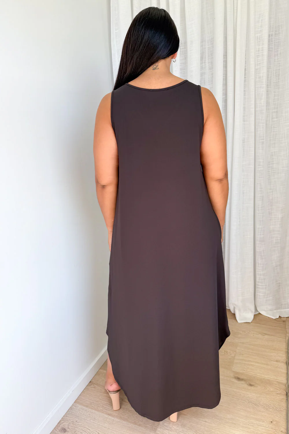 Lori Dress - Chocolate - Image 8