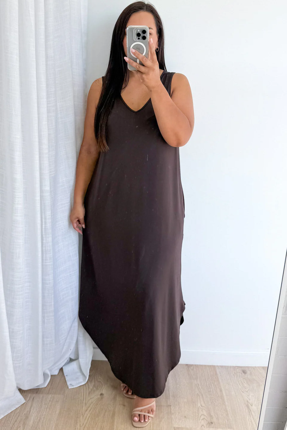 Lori Dress - Chocolate - Image 9