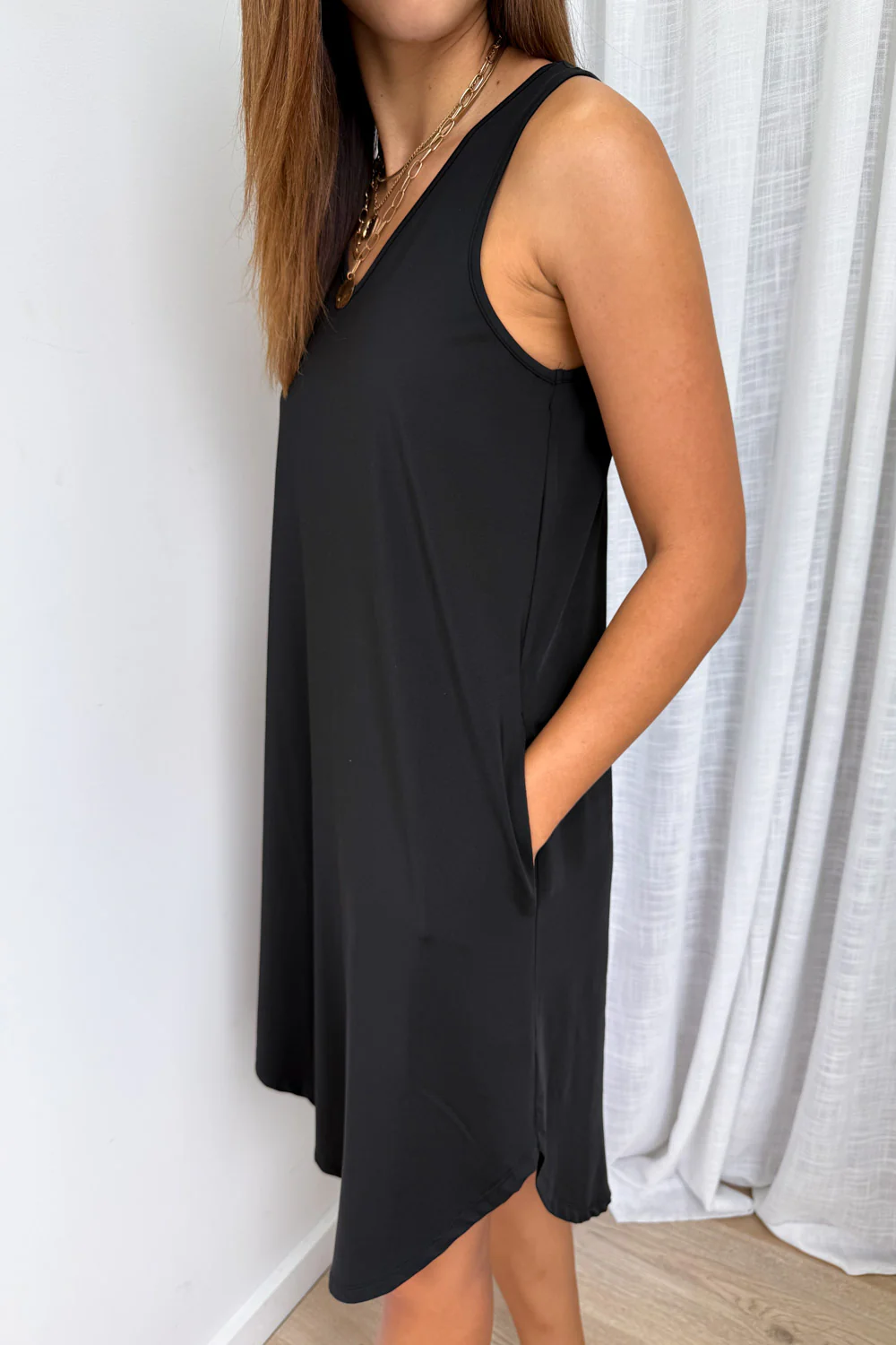 Loriet Dress - Black - Image 5