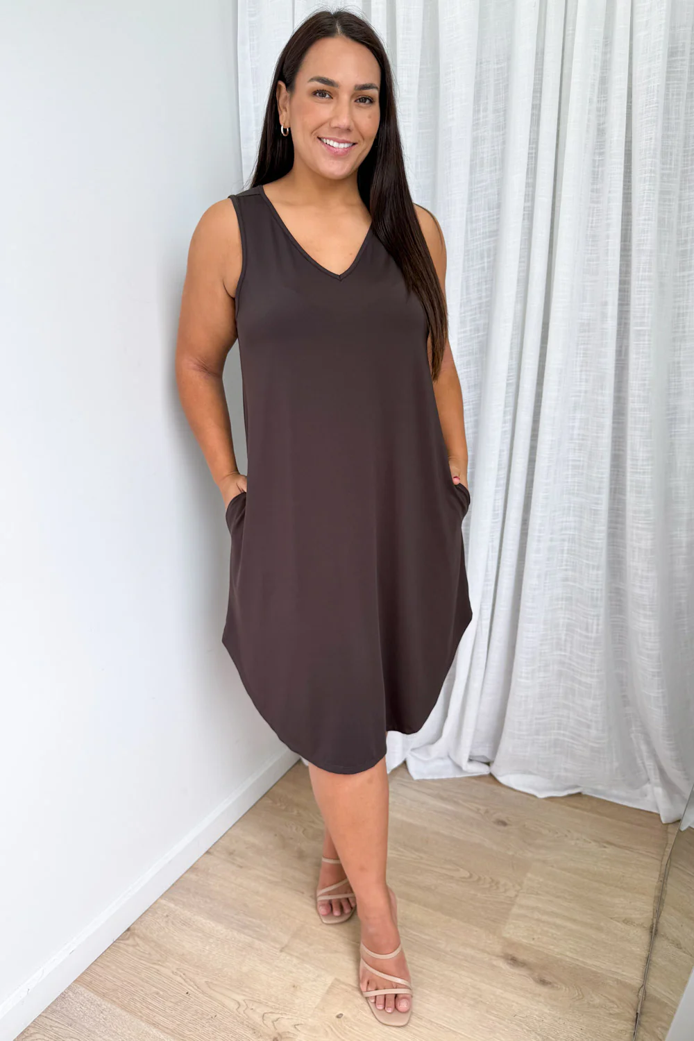 Loriet Dress - Chocolate - Image 10