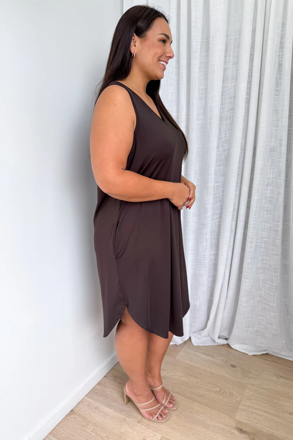 Loriet Dress - Chocolate - Image 11