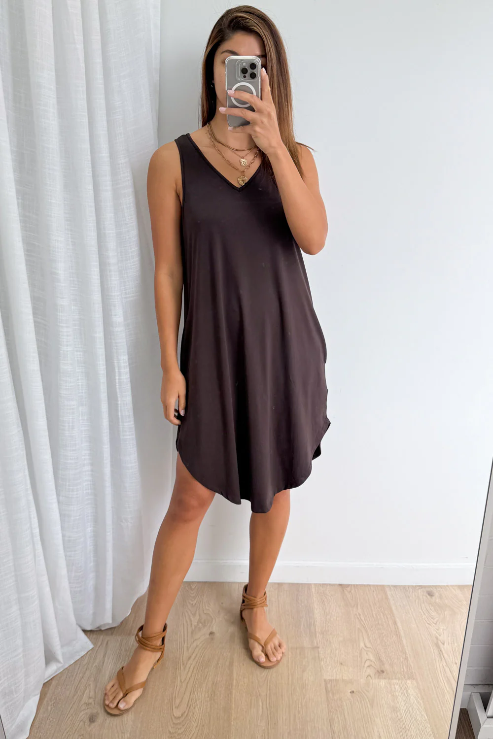 Loriet Dress - Chocolate - Image 8
