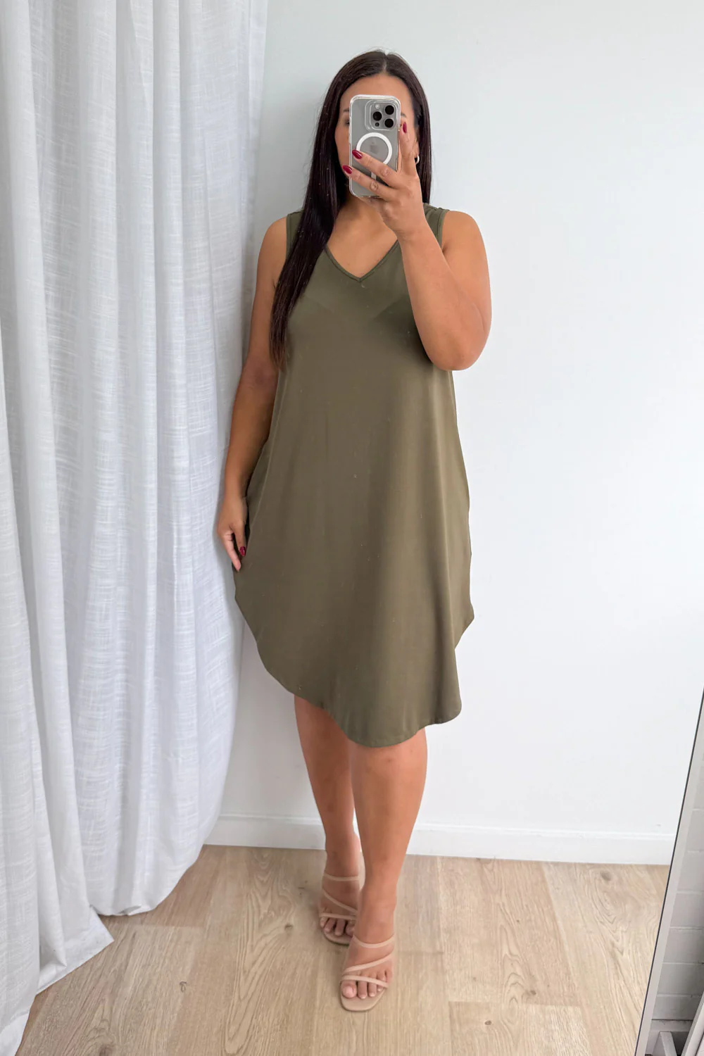 Loriet Dress - Khaki - Image 10