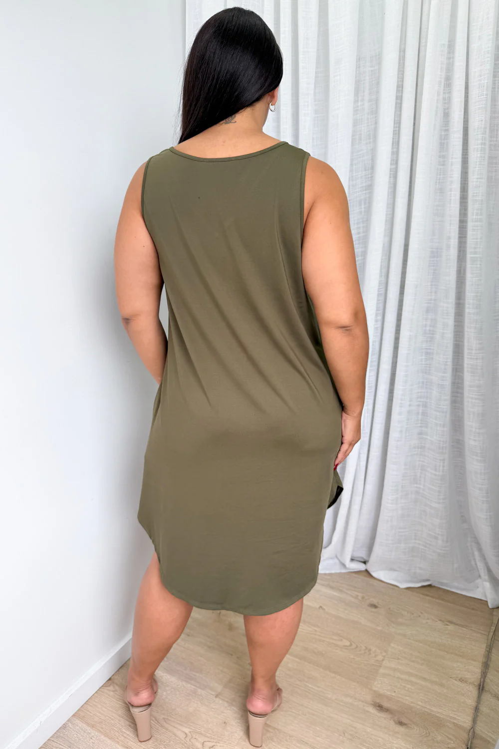 Loriet Dress - Khaki - Image 9