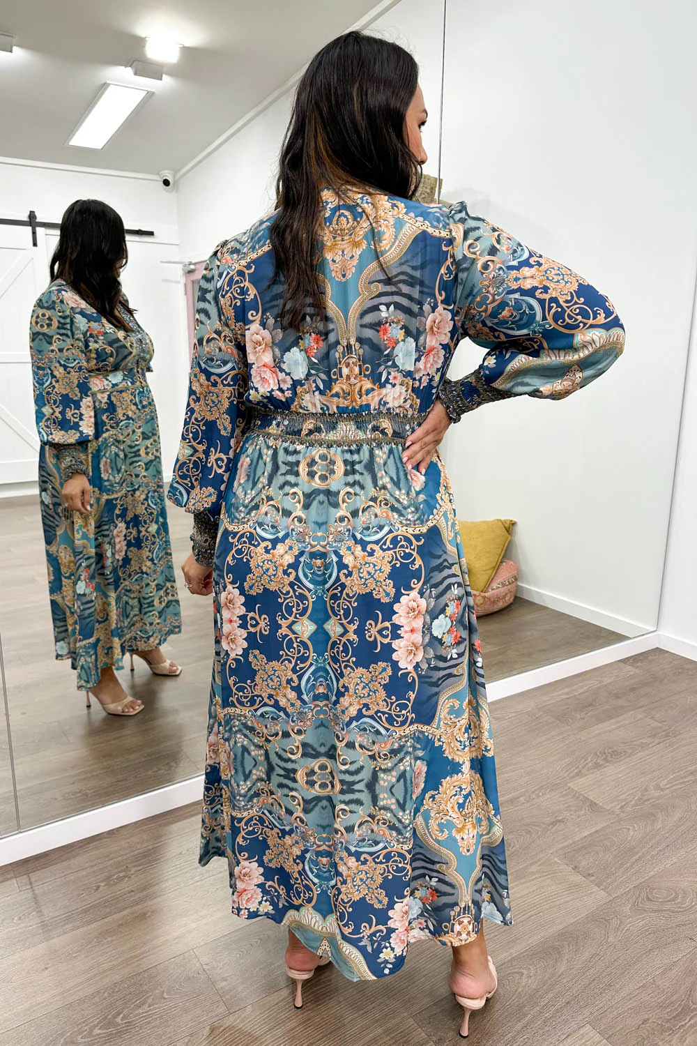 Lotus Dress - Blue Ocean - Image 9