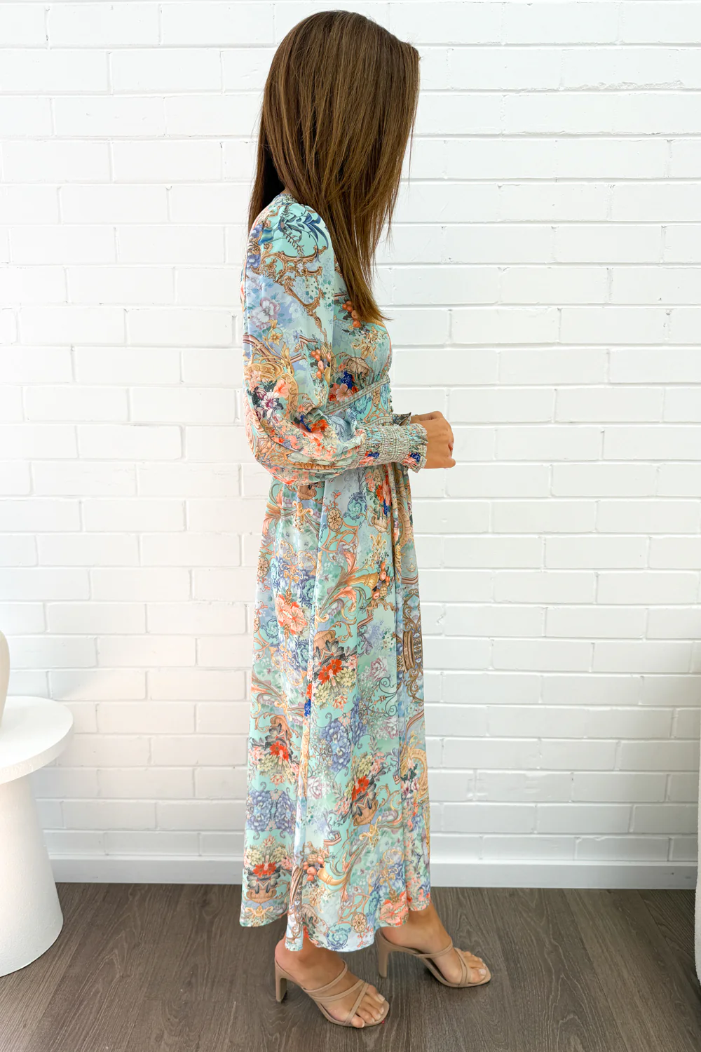 Lotus Dress - Floral Mint - Image 4