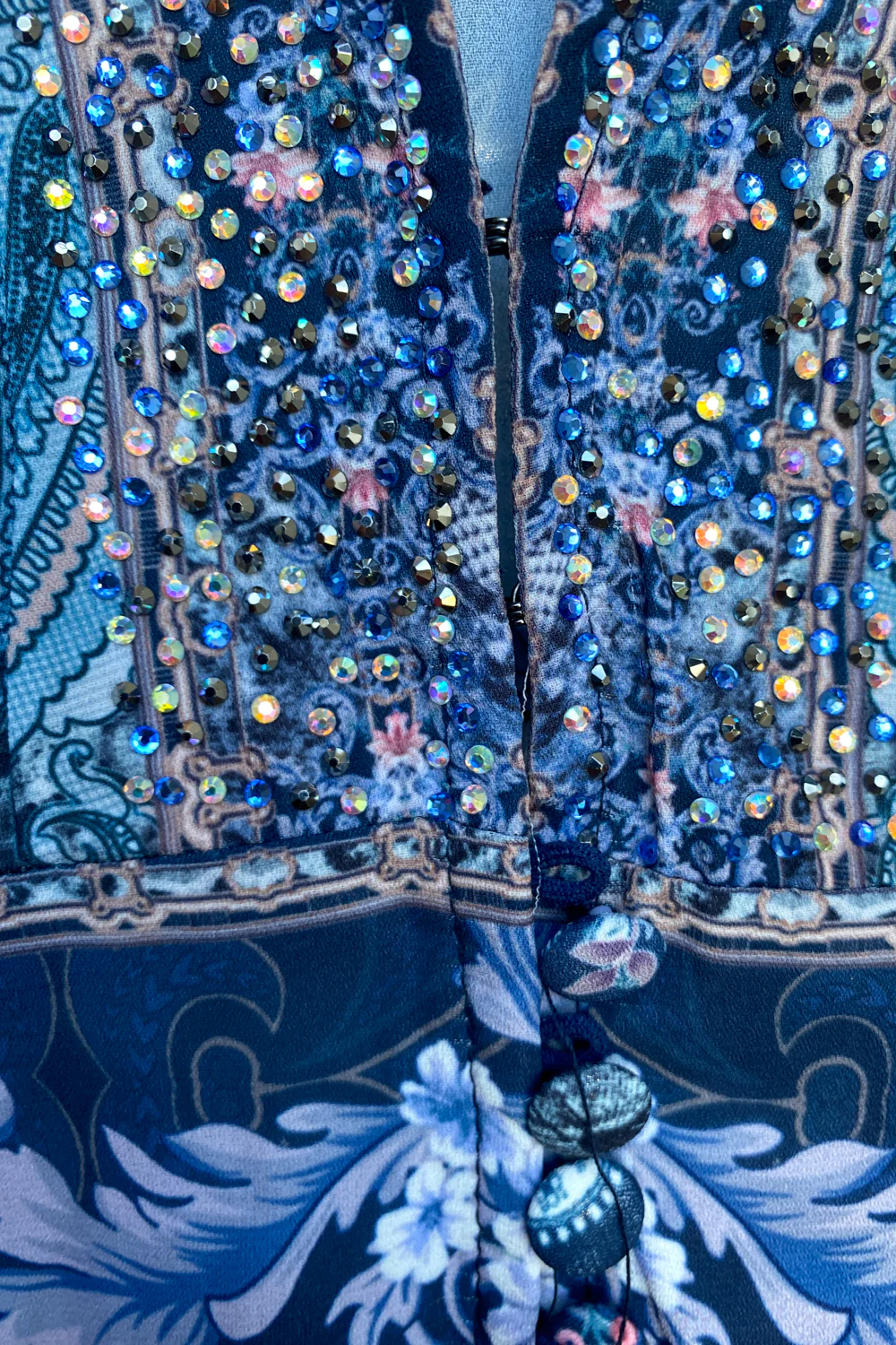 Lotus Dress - Navy Floral - Image 9