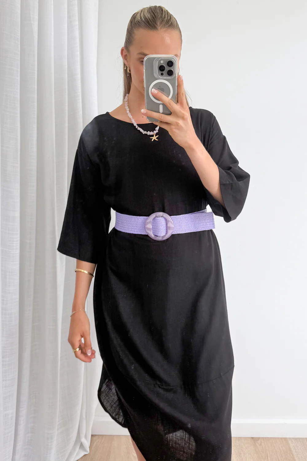 Luci Stretch Belt - Lilac - Image 6