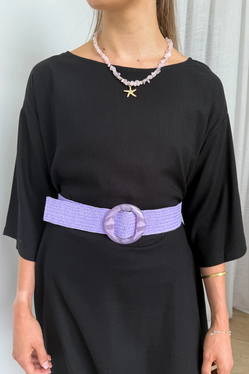 Luci Stretch Belt - Lilac - Image 7