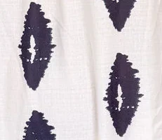 Luna Moon Dress - Cream Black Geo - Image 9