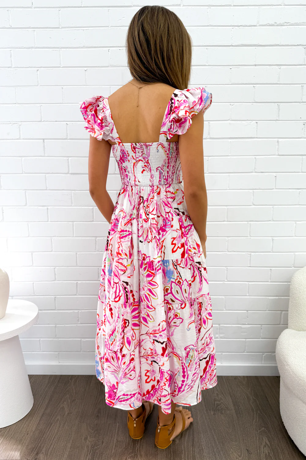 Lyric Dress - Pink Paisley Floral - Image 5