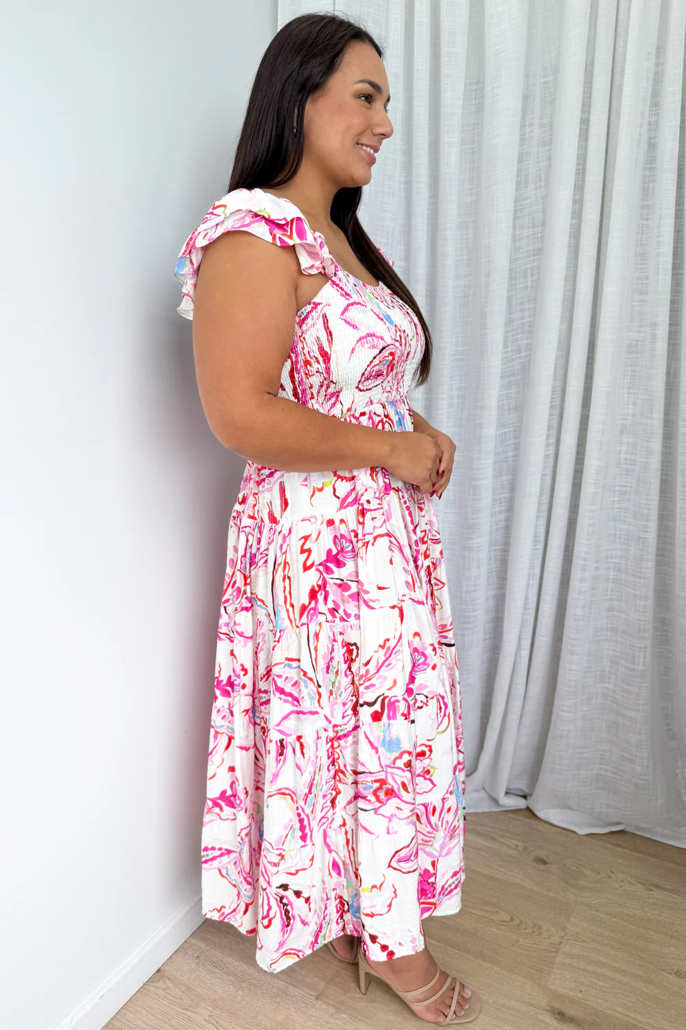 Lyric Dress - Pink Paisley Floral - Image 8
