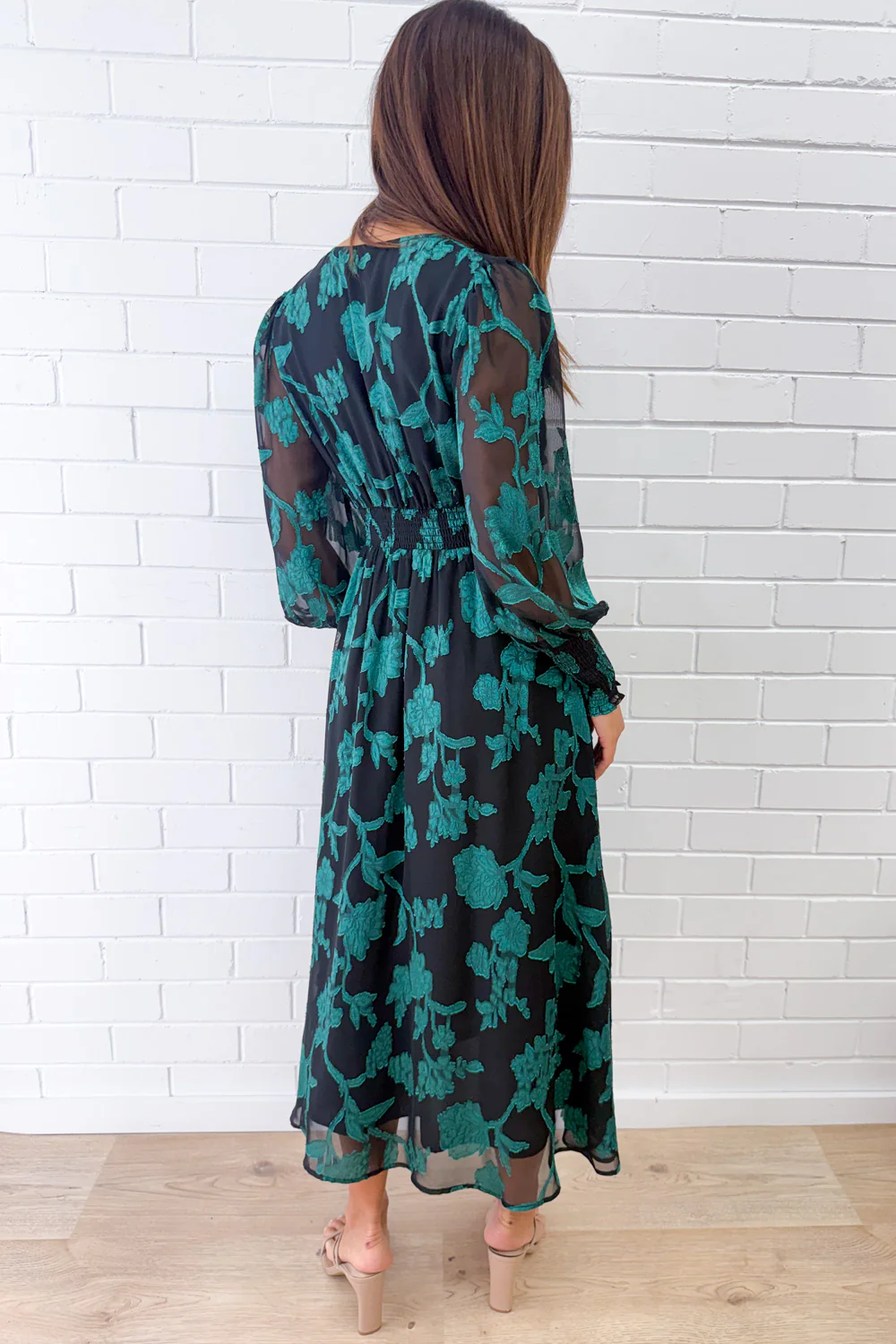 Magnolia Dress - Black Emerald - Image 5