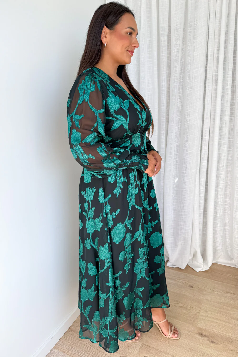 Magnolia Dress - Black Emerald - Image 7