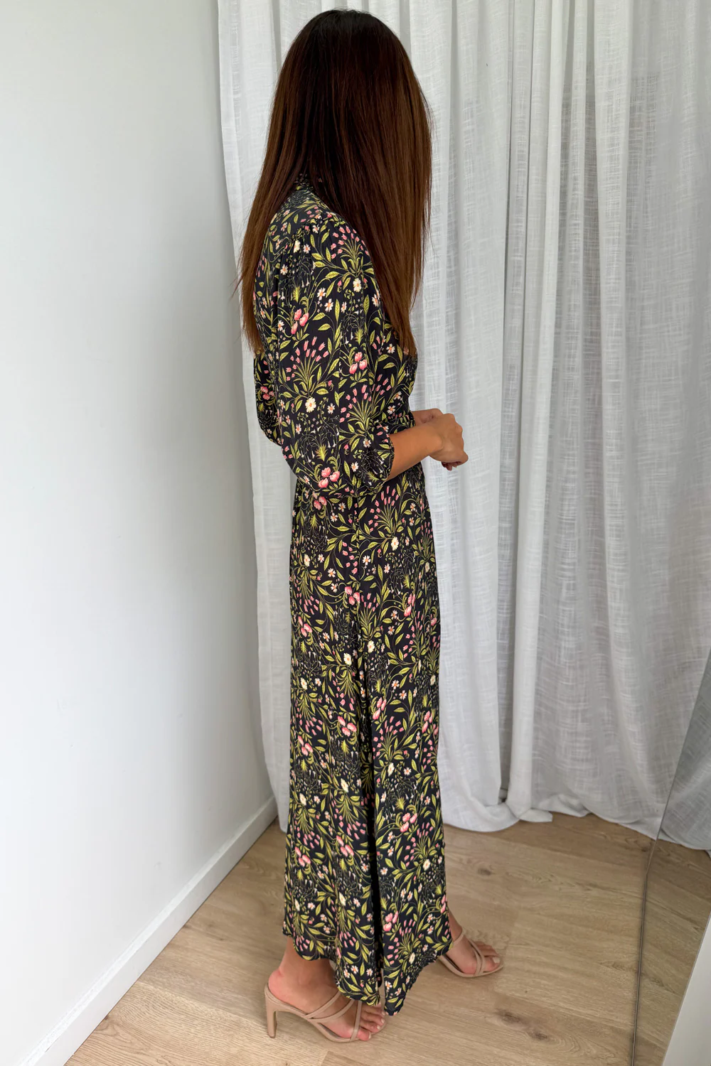 Marisa Maxi Dress - Black Floral - Image 4