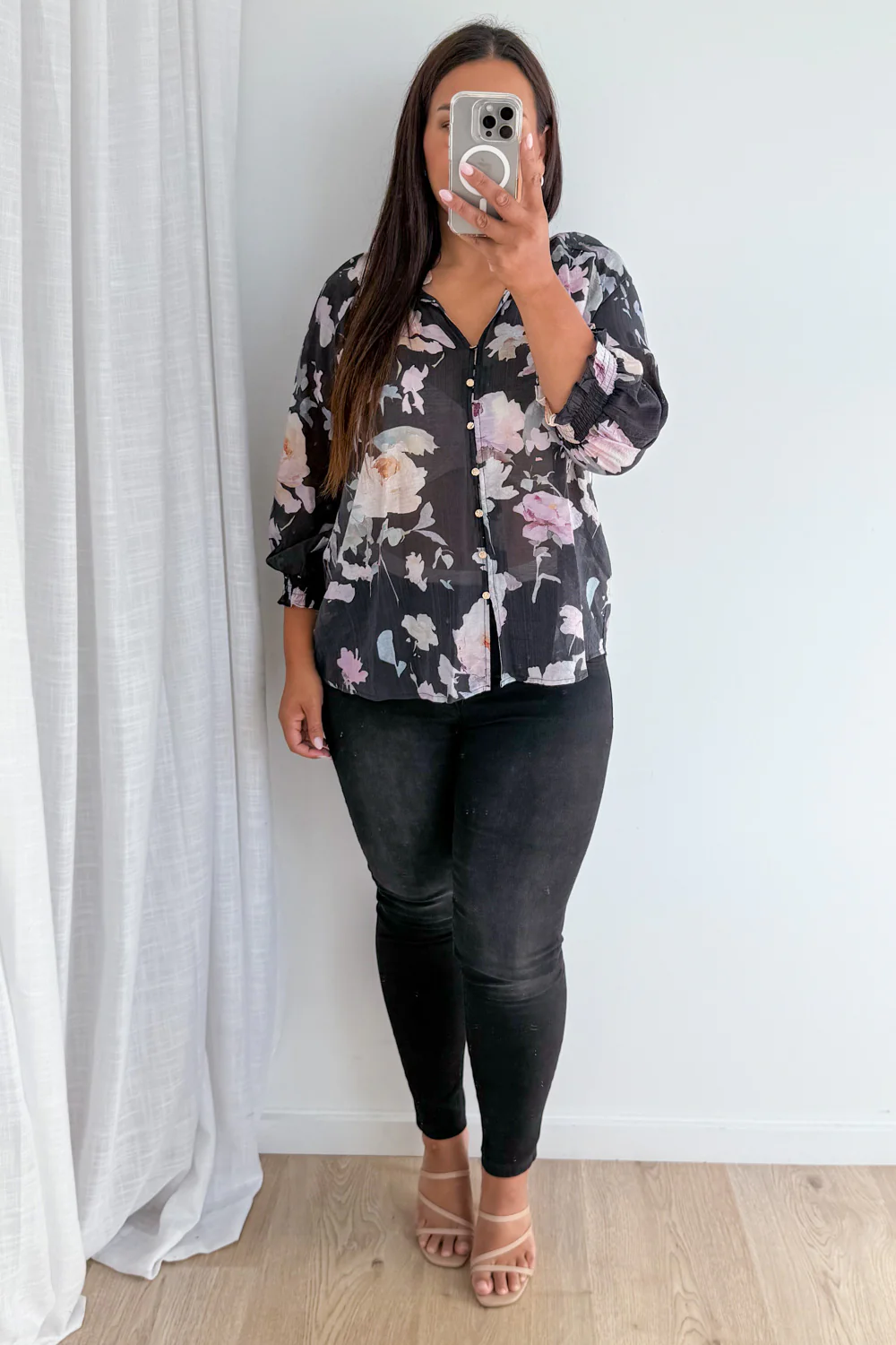 Marnie Blouse - Midnight Bloom - Image 7