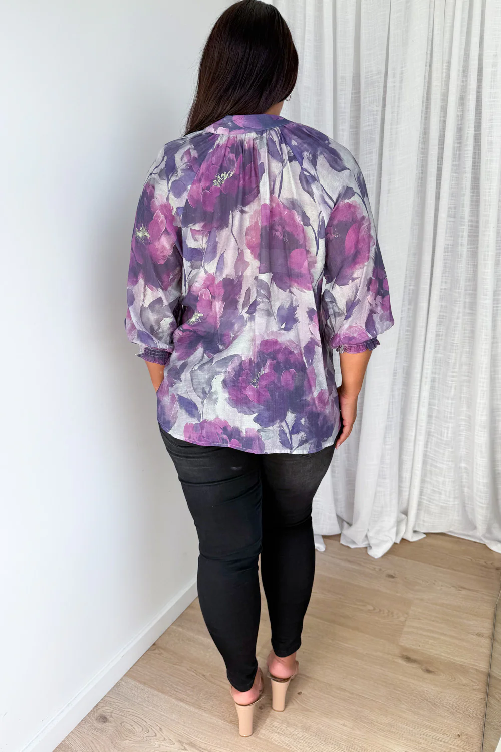 Marnie Blouse - Plum Bloom - Image 11