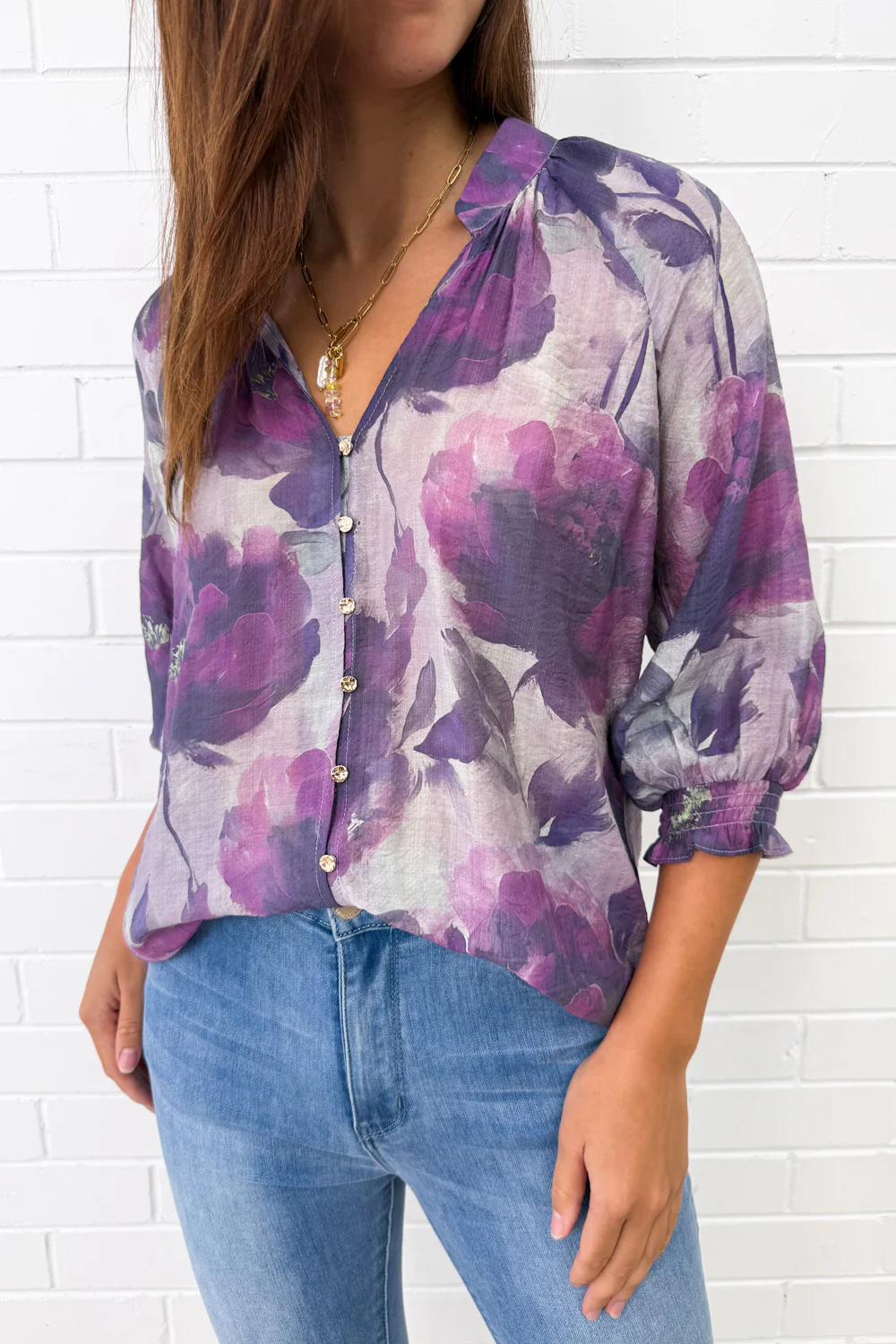 Marnie Blouse - Plum Bloom - Image 2