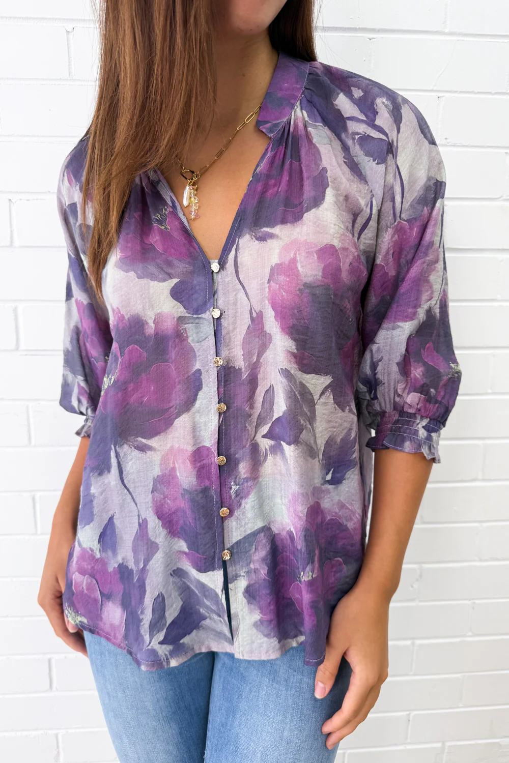 Marnie Blouse - Plum Bloom - Image 3