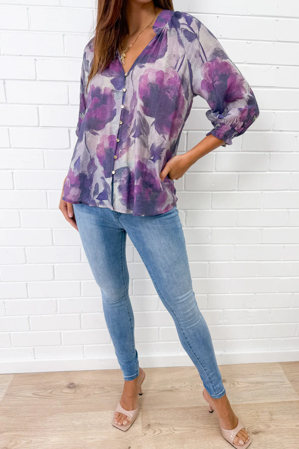 Marnie Blouse - Plum Bloom - Image 4