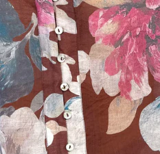 Mary Shirt - Chocolate Floral - Image 6