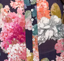 Mary Shirt - Navy Bloom - Image 13