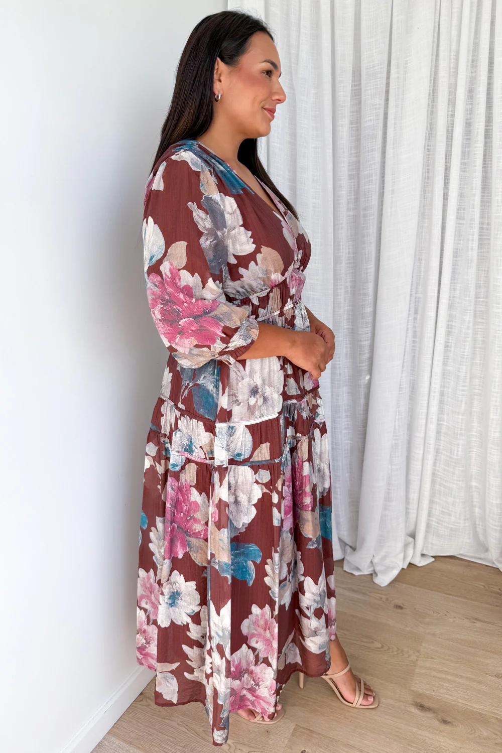 Matilda Dress - Chocolate Floral - Image 5