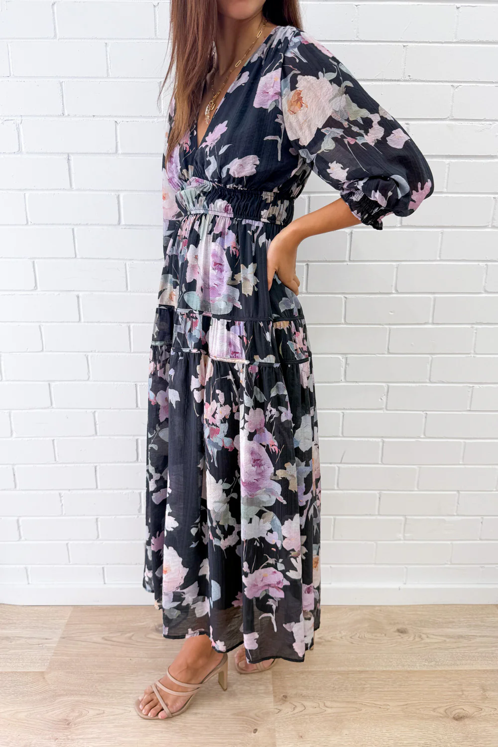 Matilda Dress - Midnight Bloom - Image 2