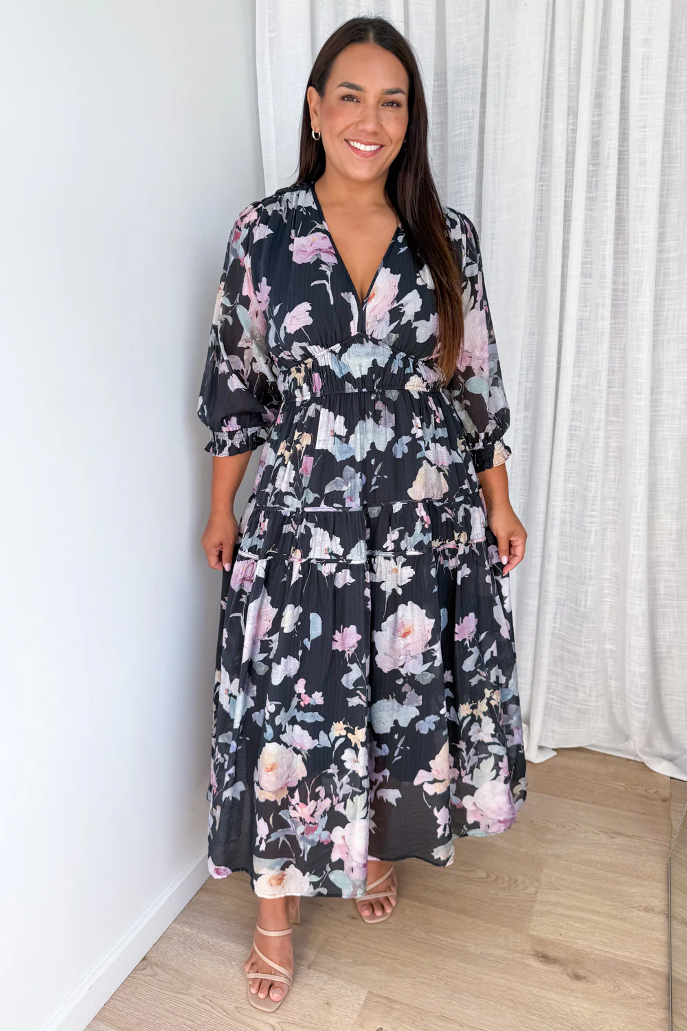 Matilda Dress - Midnight Bloom - Image 5
